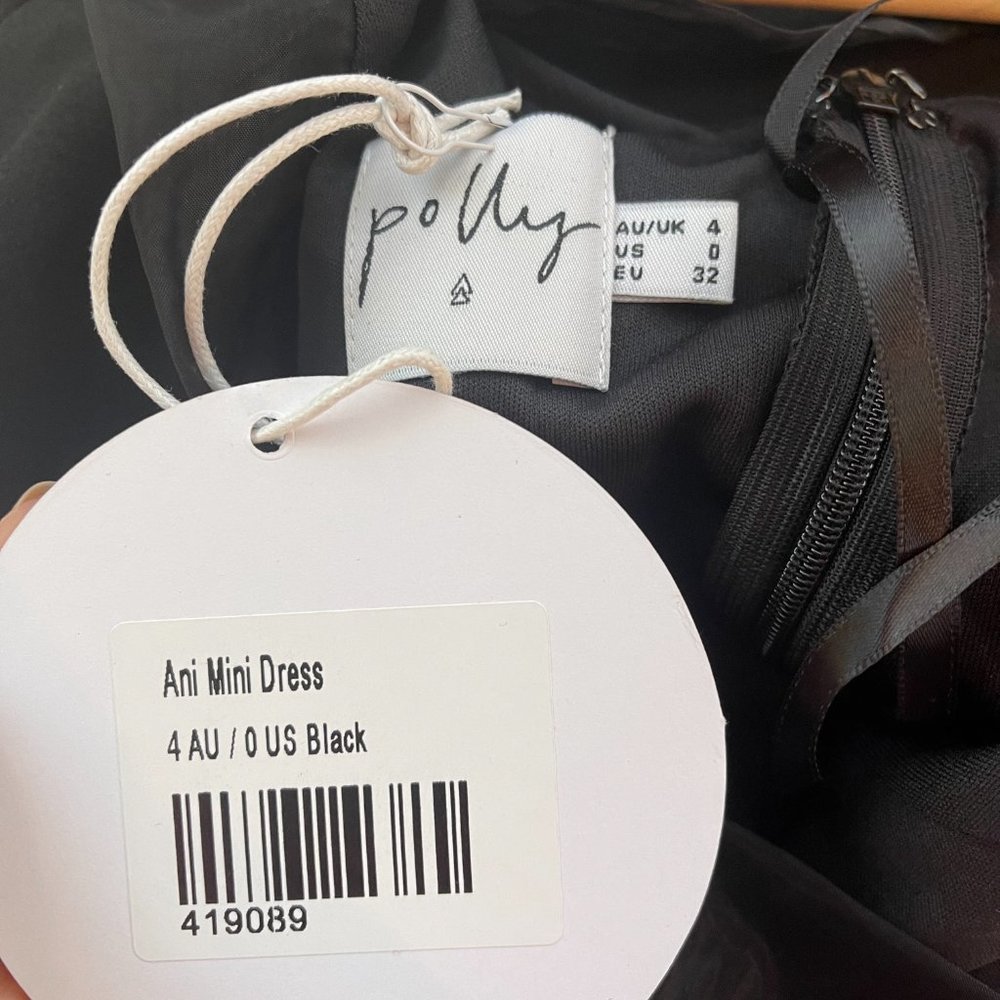 Princess Polly Black Mini Dress - Picture 4 of 4